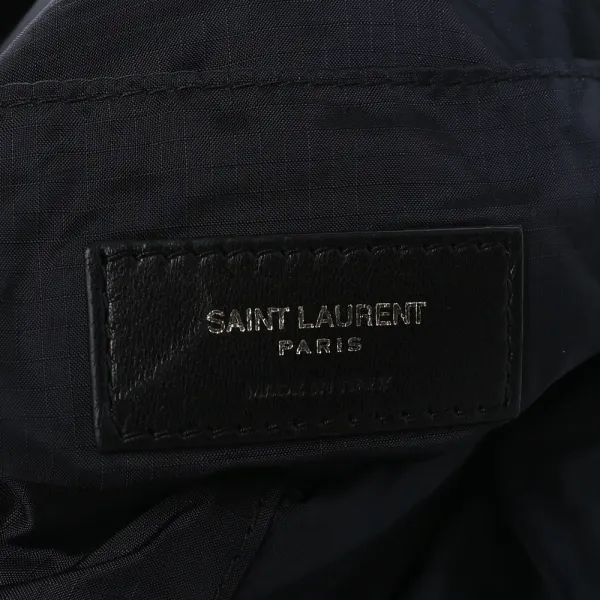Saint Laurent Small Fold-Up Backpack Belt Bag Navy Nylon City - Image 3