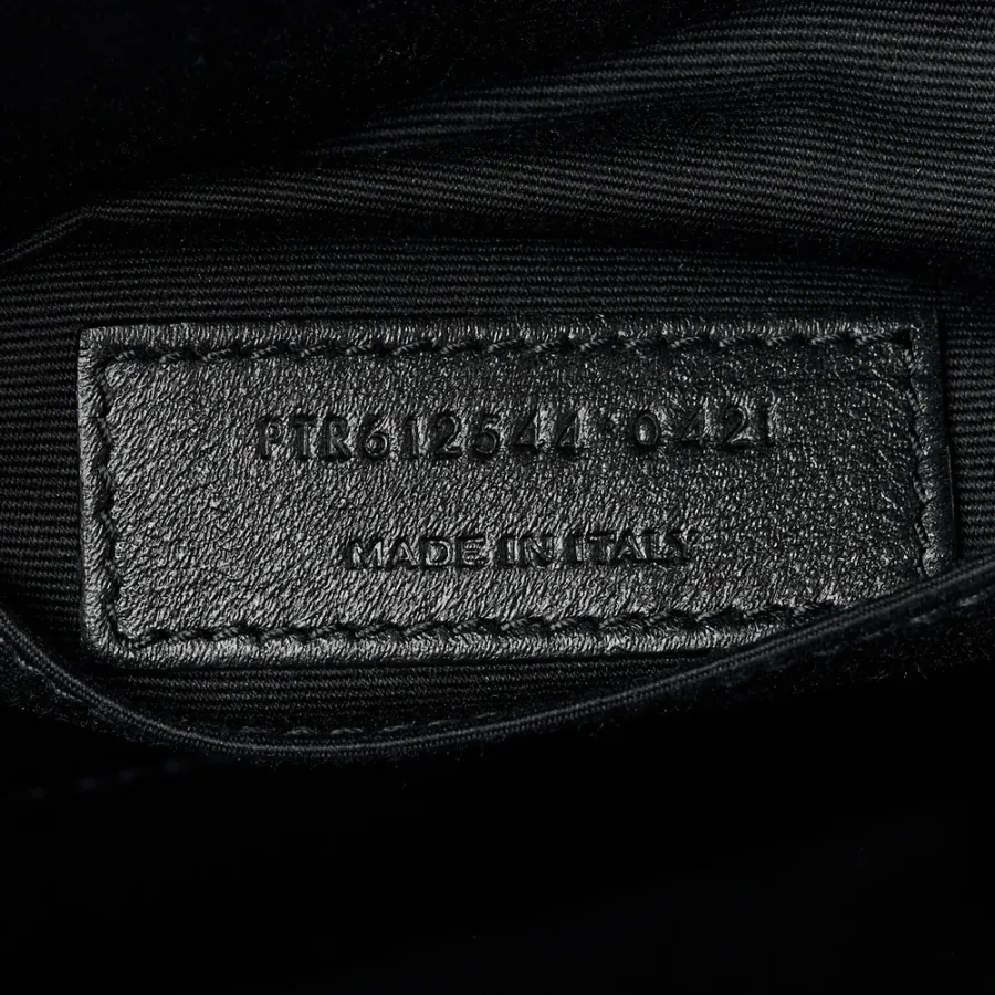 Saint Laurent Medium Lou Camera Bag Black Monogram Calfskin Matelasse Leather Black Hardware