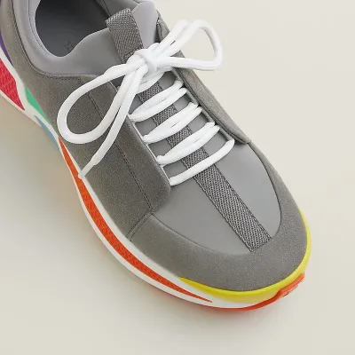 HERMES Just Sneakers Grey Sports Shoes