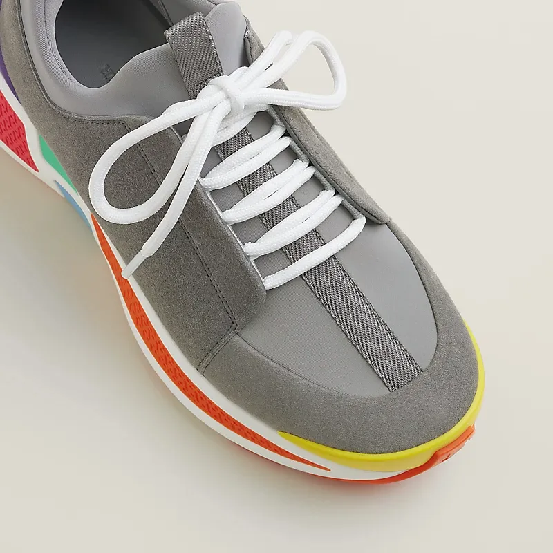 HERMES Just Sneakers Grey Sports Shoes