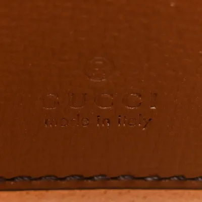 Gucci Small Jackie 1961 Hobo Beige / Ebony Brown Sugar GG Supreme Monogram Canvas & Azalea Calfskin Leather Gold Hardware