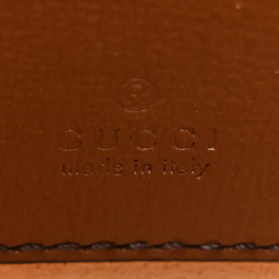 Gucci Small Jackie 1961 Hobo Beige / Ebony Brown Sugar GG Supreme Monogram Canvas & Azalea Calfskin Leather Gold Hardware