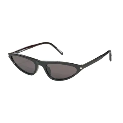 Saint Laurent triangle frame glasses black/red/white/leopard black/black brown/leopard green color Size 51口20-140