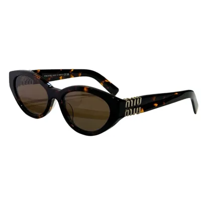 Miu Miu Cat Eye glasses leopard/leopard brown/black/tawny/black brown/ivory color Size 55-18-140
