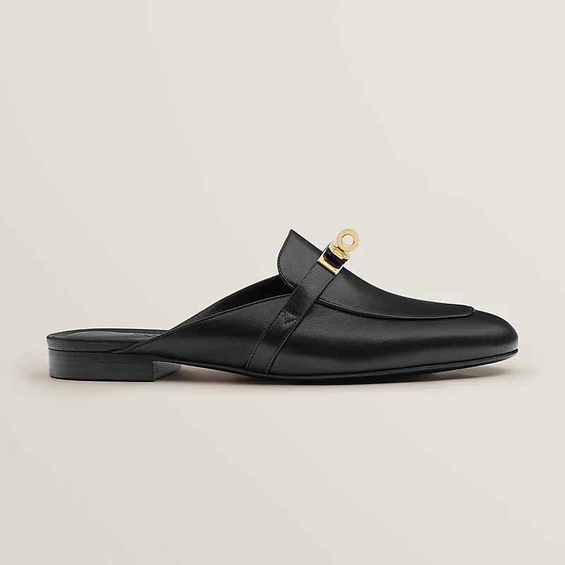 HERMES Oz Mule chinelo preto