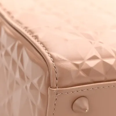 Dior Small My ABCDior Lady Dior Rose Des Vents Diamond Cannage Calfskin Leather Incognito Hardware