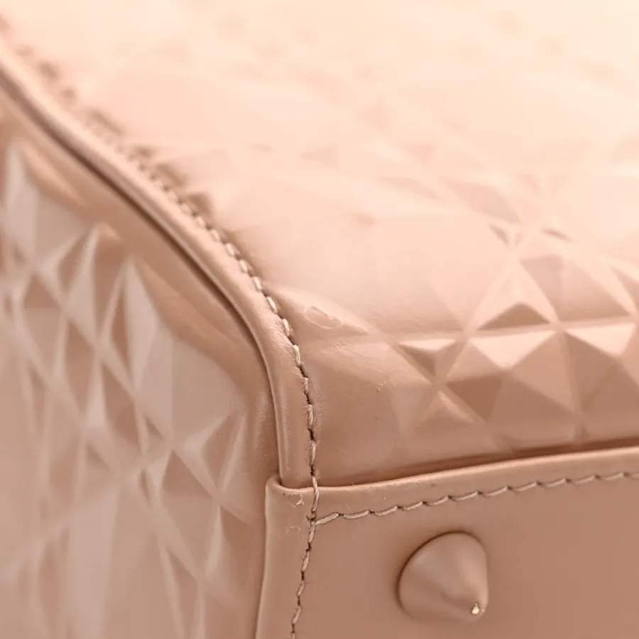 Dior Small My ABCDior Lady Dior Rose Des Vents Diamond Cannage Calfskin Leather Incognito Hardware