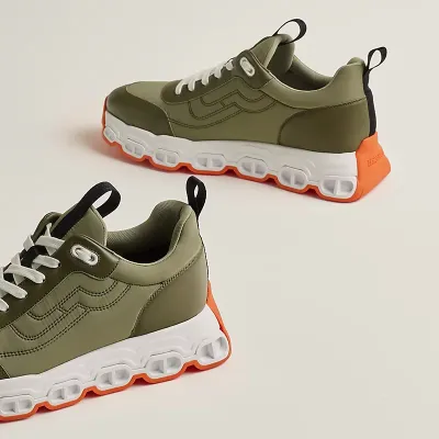 HERMES lmpulse Sneakers Green Sports Shoes