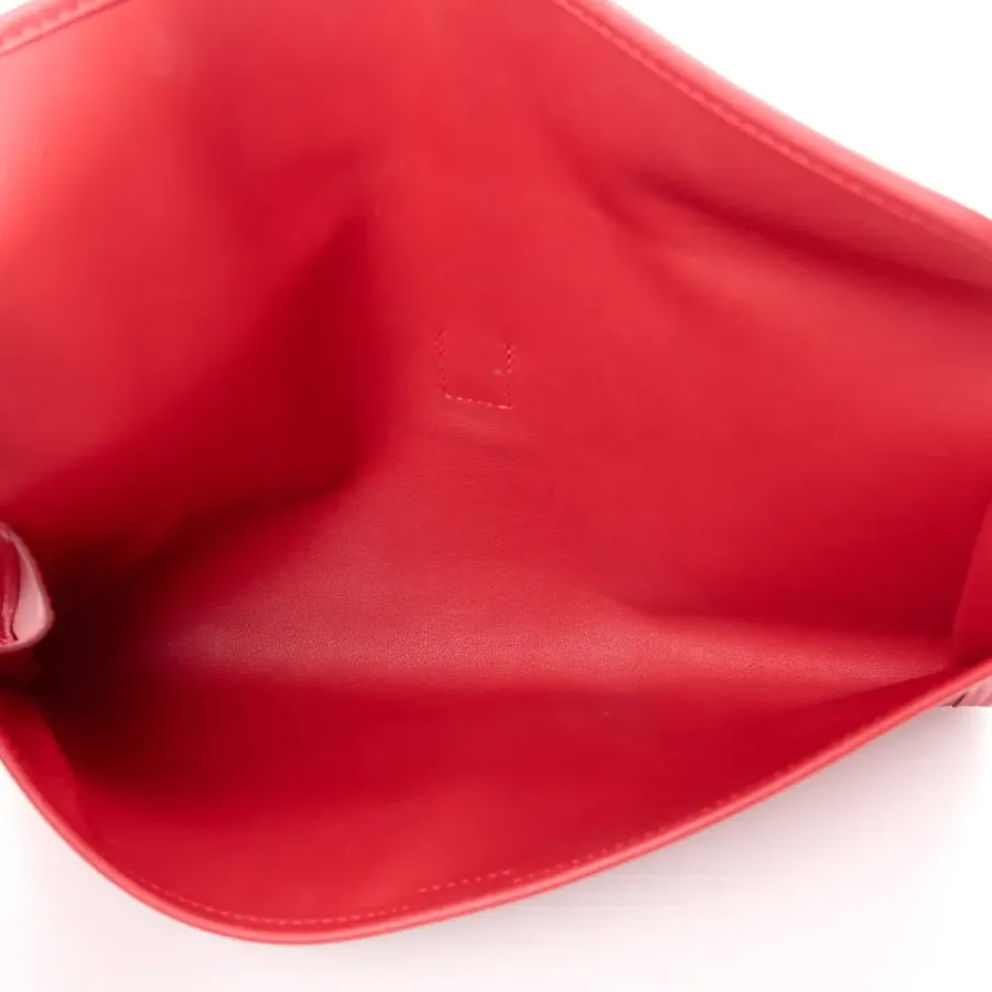 Hermès Jige Elan 29 Clutch Rouge Tomate Swift Leather