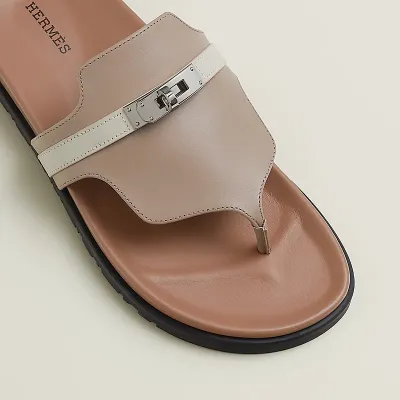 HERMES Empire pink Slippers