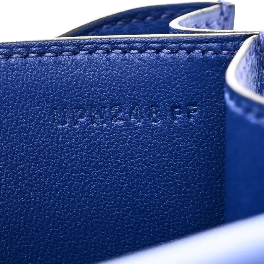 Hermès Constance 18 Bleu Bleu Électrique Tadelakt Leather Gold Hardware