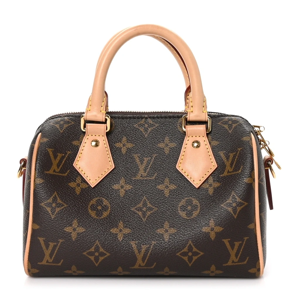 Louis Vuitton Speedy Bandoulière 20 Monogram Canvas com Hardware de Latão