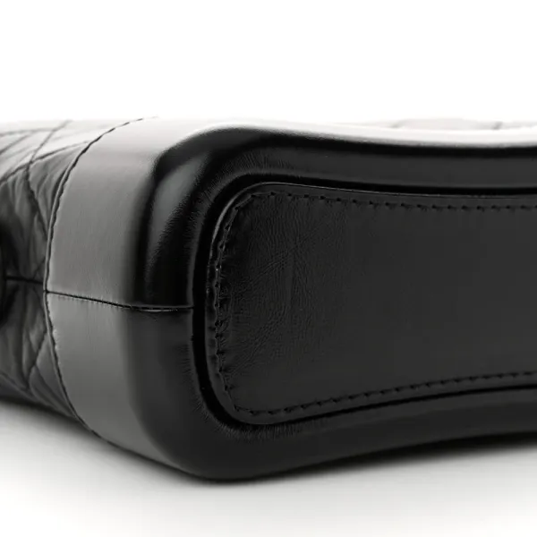 Black Quilted Chanel Bag Quilted Calfskin Leather - Image 4