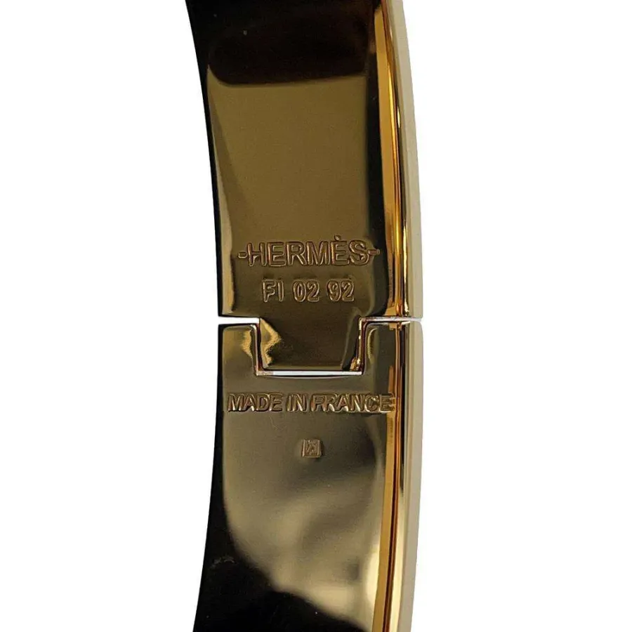 HERMES Clic crack Size PM Marong rasseH700001F Gold Plated Enamel