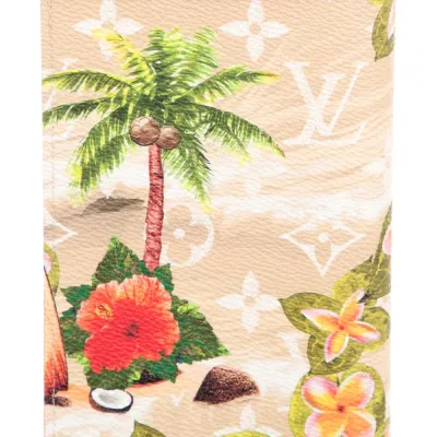 Louis Vuitton Medium Card Holder Neutrals Monogram Coated Canvas