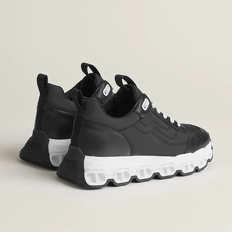 HERMES lmpulse Sneakers Black Sports Shoes