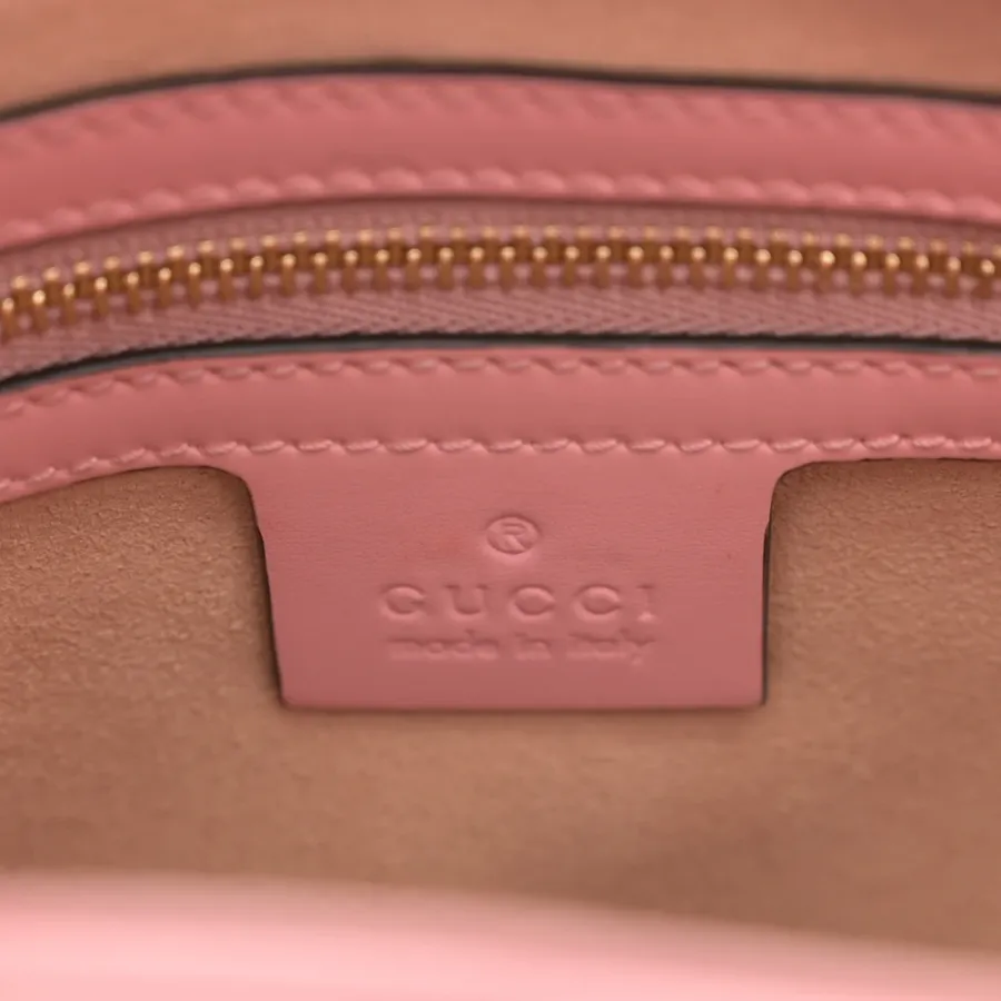 Gucci Small Jackie 1961 Hobo Wild Rose Boarded Dyana Lux Calfskin Leather Gold Hardware