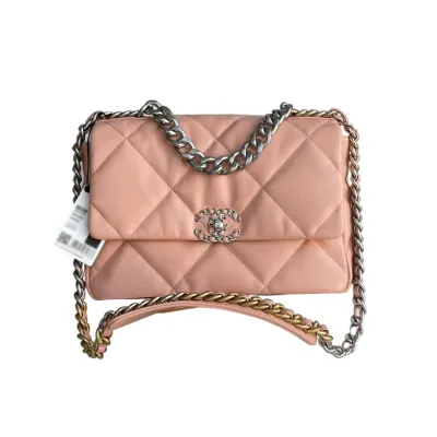 Chanel 19 Bag Green / Wine Red / Black / White Gold / White Silver / Light Orange / Chocolate Brown 30CM Crossbody Bags