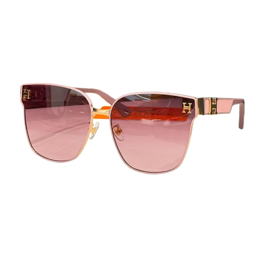 Hermès Butterfly glasses orange/green/eggplant/pink/brown/blue orange color Size 62口14-147