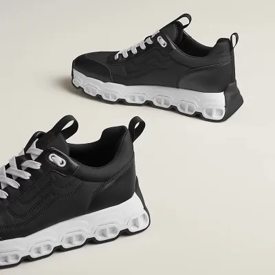 HERMES lmpulse Sneakers Black Sports Shoes