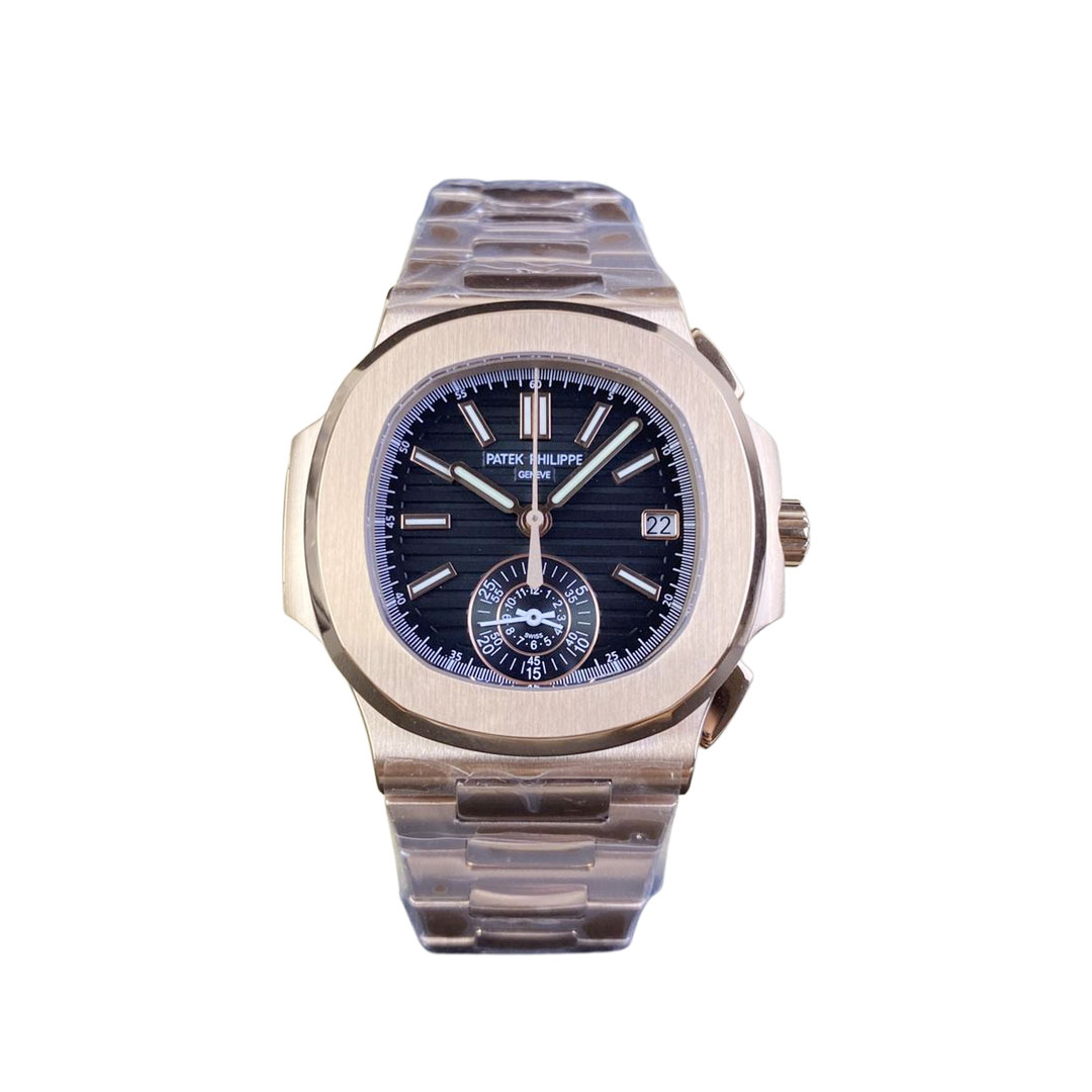 PATEK PHILIPPE VINTAGE-NAUTILUS-ref.5980-1R-001 (preto) - 40,5mm