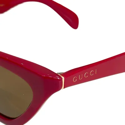 Gucci glasses crimson/black/green brown/grey black/transparent black color Size 52口17-145