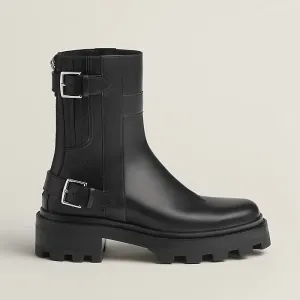 HERMES Jaimy Black ankle boots