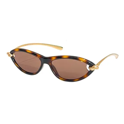 Bottega Veneta glasses brown leopard/black leopard/black gold/green/apricot/pink/red black/blue/white color Size 56口16-145