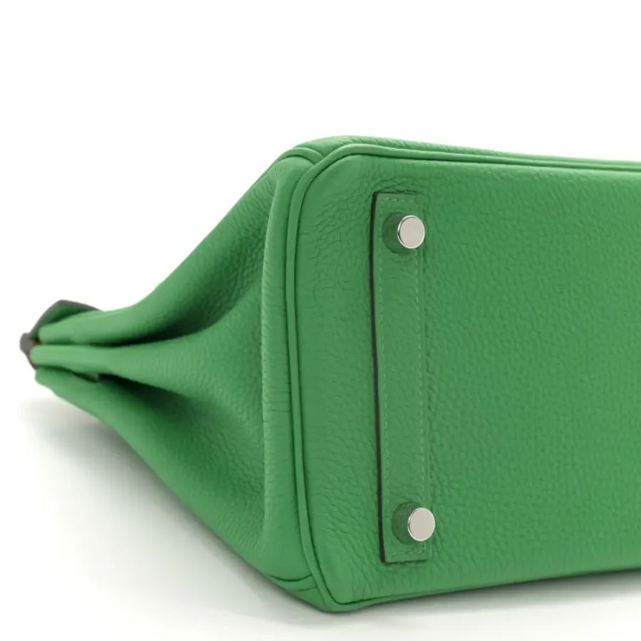 Hermès Verso Birkin 25 Bambou/Caramel Togo Leather Palladium Hardware