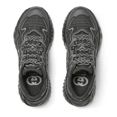 Gucci Ripple series women's thick soled sports shoes dark grey Sneakers