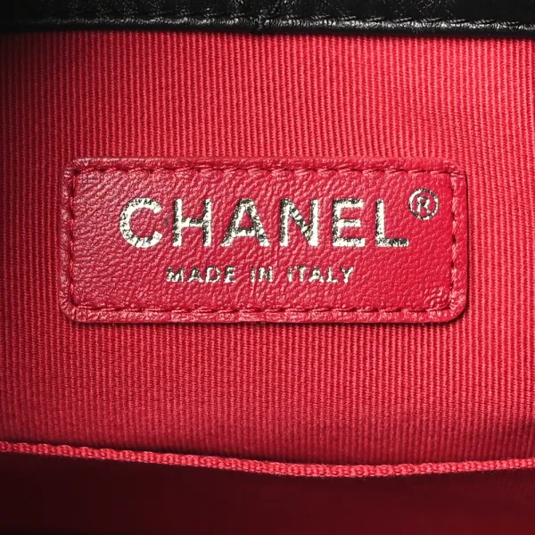 Chanel Gabrielle Backpack Small Black Quilted Aged Calfskin Leather Mixed Metal Hardware - Image 2