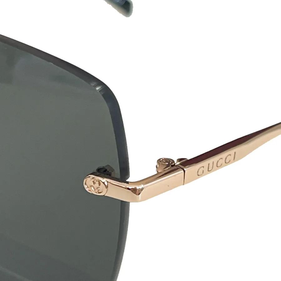 Gucci square frame glasses black/leopard brown/red color Size 60口15-145