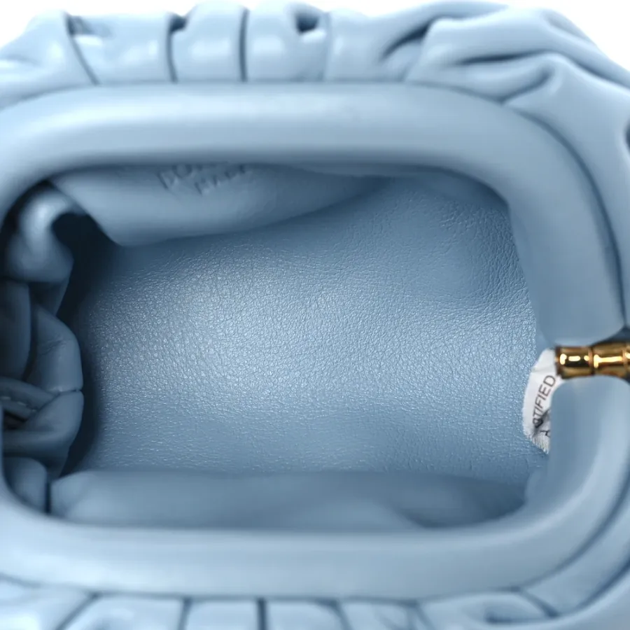 Bottega Veneta Mini Coin Purse Ice Butter Calfskin Leather