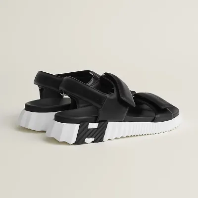 HERMES Junior Black Sandal