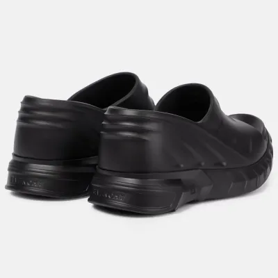 GIVENCHY Black wedge sandal slippers
