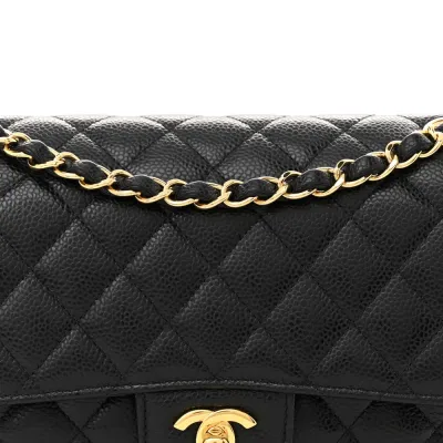 Designer Handbags | Chanel Double Flap Caviar