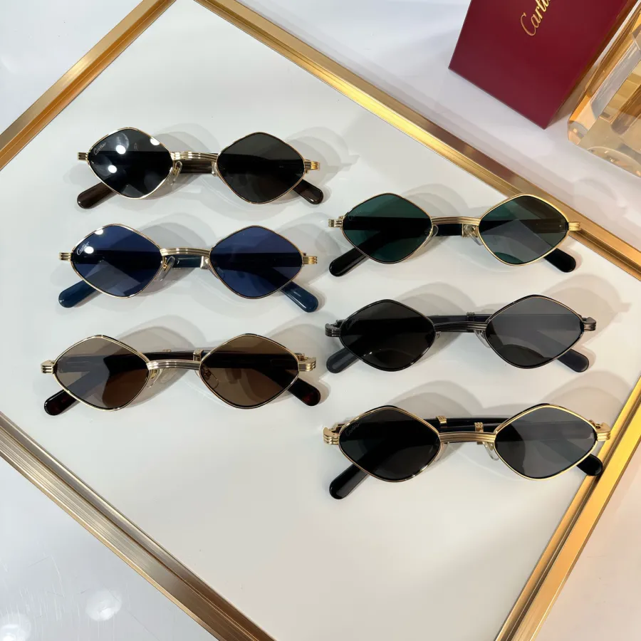 Cartier glasses black/black brown/blue/green/brown/black gold color Size 51-22-145