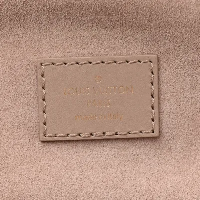 Louis Vuitton Vanity PM Tourterelle Giant Monogram Empreinte Leather Gold Hardware