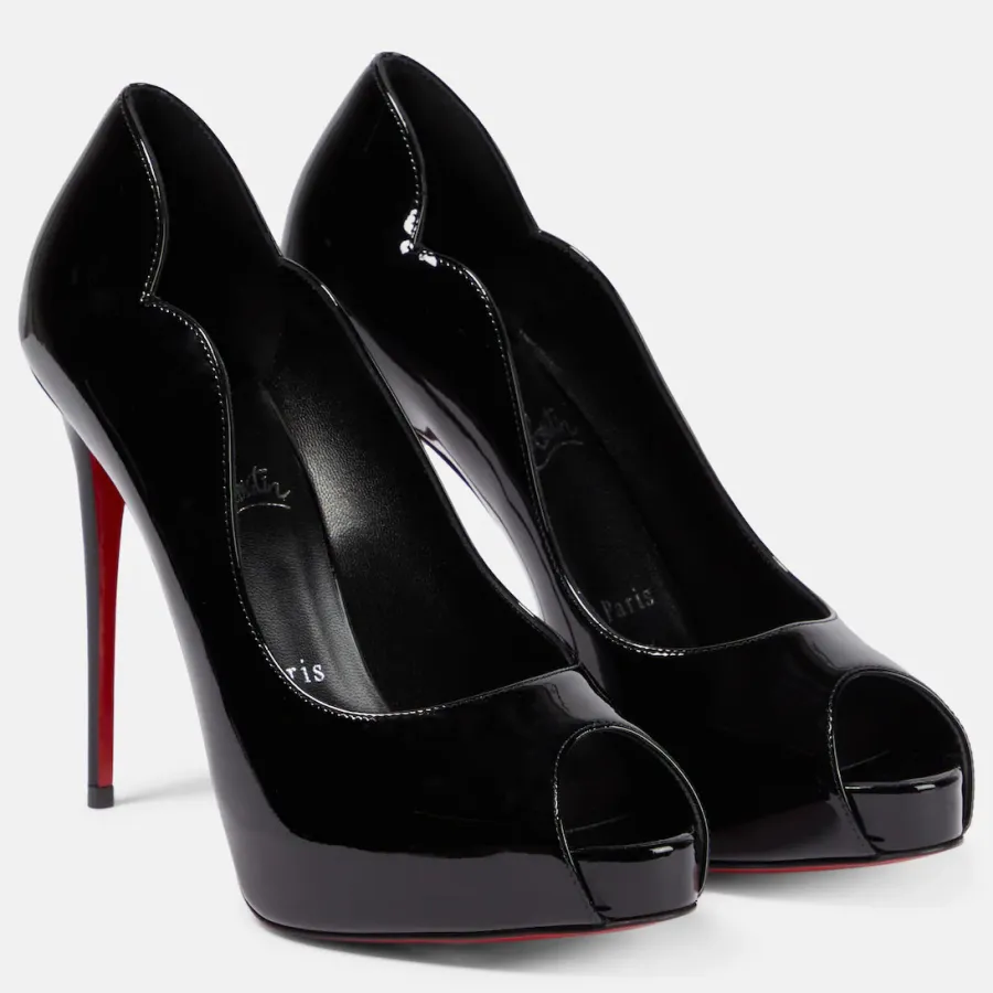 Christian Louboutin Patent leather platform high heels