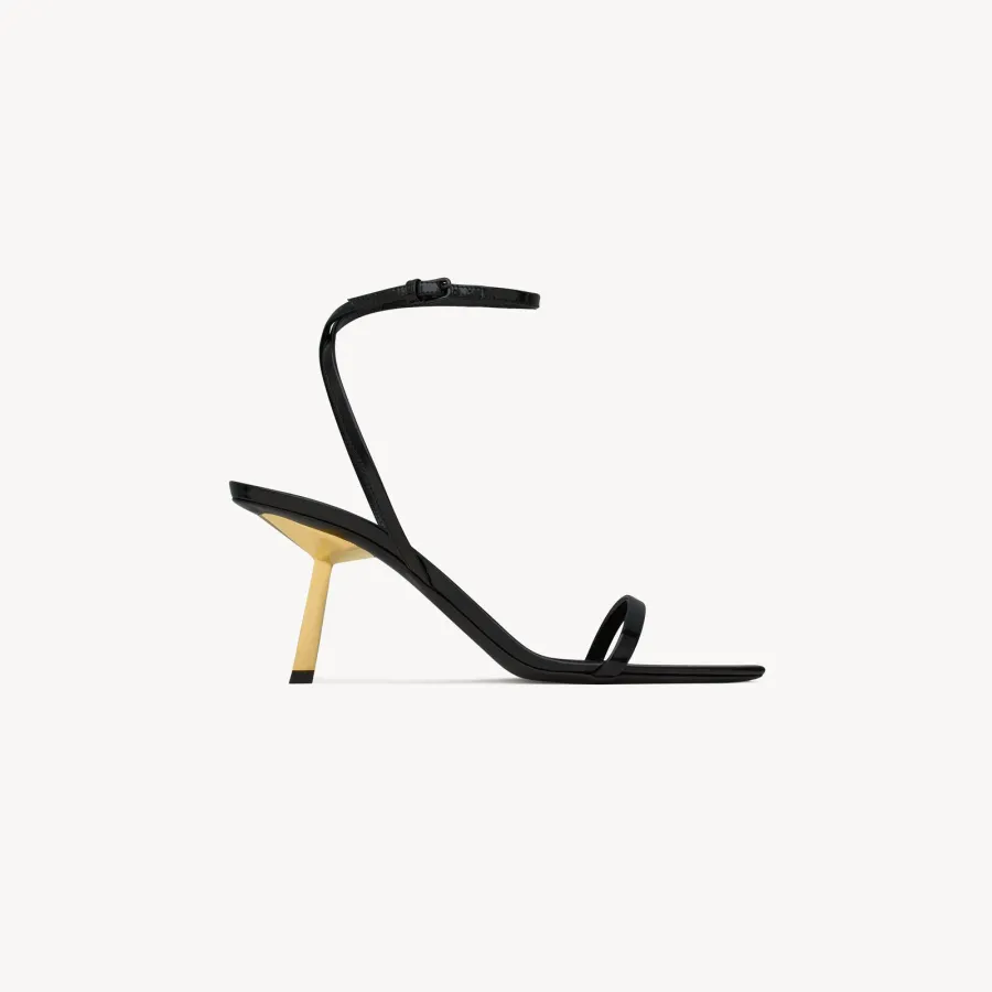 Yves Saint Laurent Smooth leather sandals with high heels