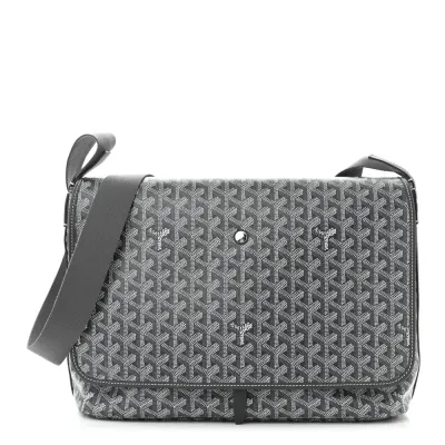 Goyard Medium Capetien Messenger Bag Grey Goyardine Canvas