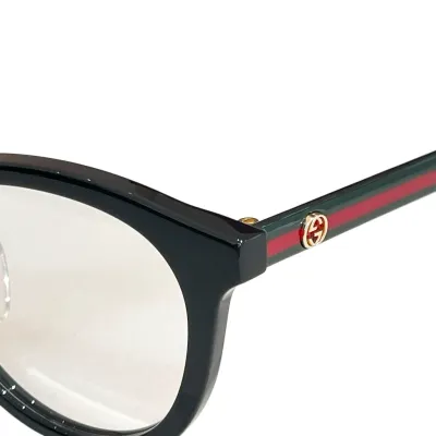 Gucci Boston frame glasses black pink/leopard pink color Size 55口14-143
