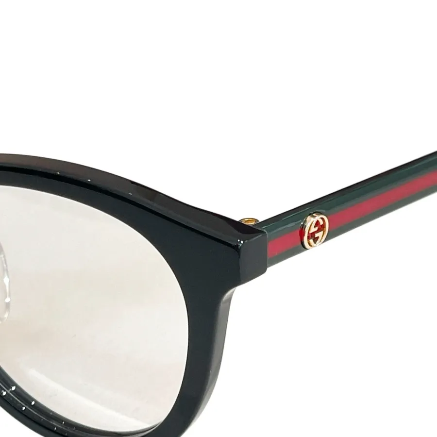 Gucci Boston frame glasses black pink/leopard pink color Size 55口14-143