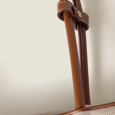 Miu Miu Aventure Nappa Canvas White Top-Handle Bags