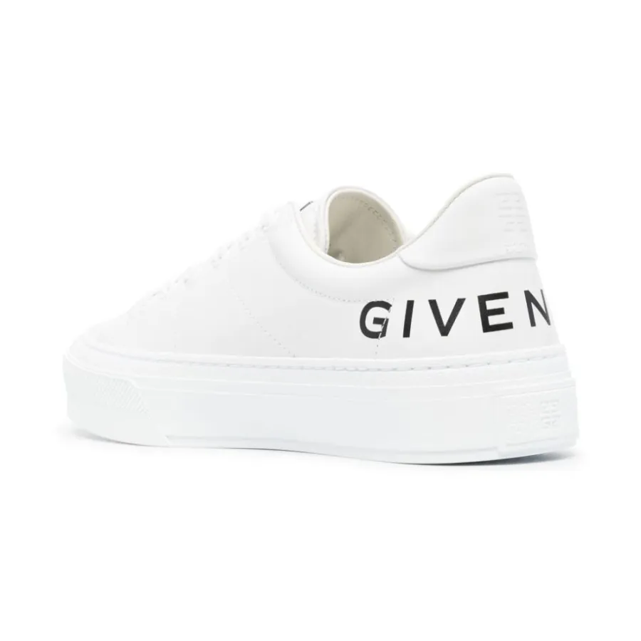 GIVENCHY Printed leather low-top sneakers