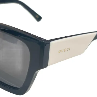 Gucci square frame glasses black white/leopard red/black leopard/black green red/green leopard/black color Size 54口20-145
