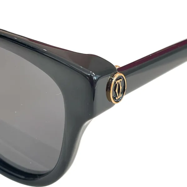 Cartier Boston frame glasses black gold/leopard/blue/black silver/white/leopard brown color Size 55口19-140 - Image 2