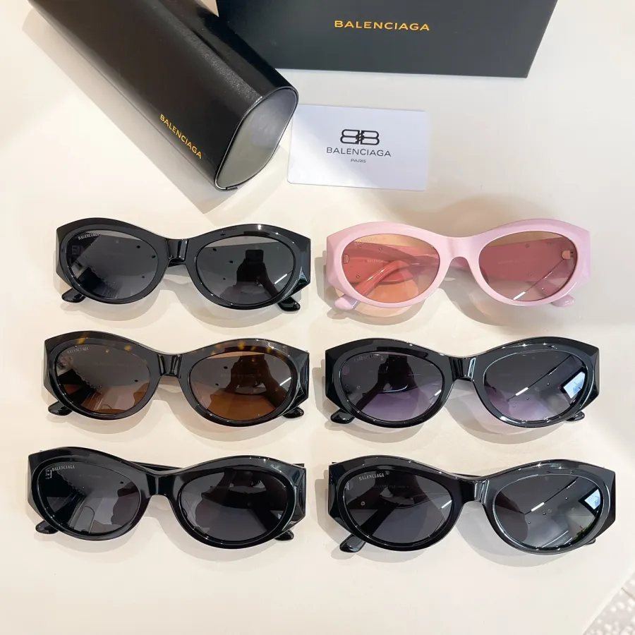 Balenciaga glasses pink/black/leopard/black gold/black silver/eggplant color Size 54口21-145