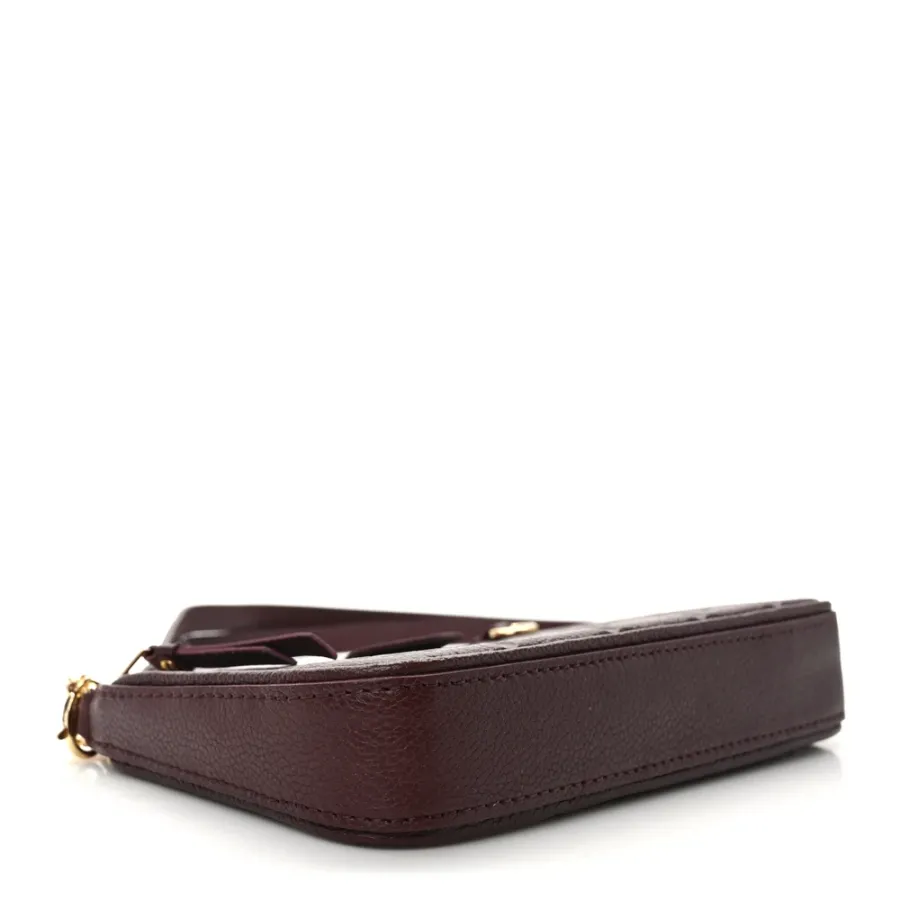 Louis Vuitton Easy Pouch on Strap PM Wine Empreinte Leather