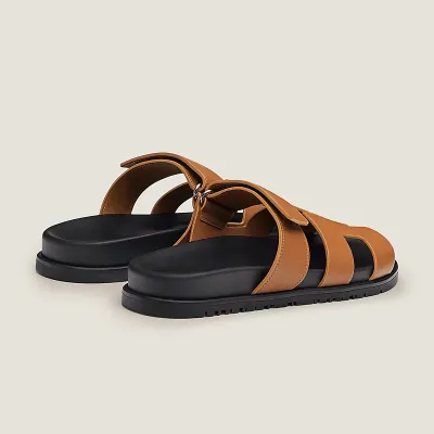 HERMES Chypre Brown Slippers